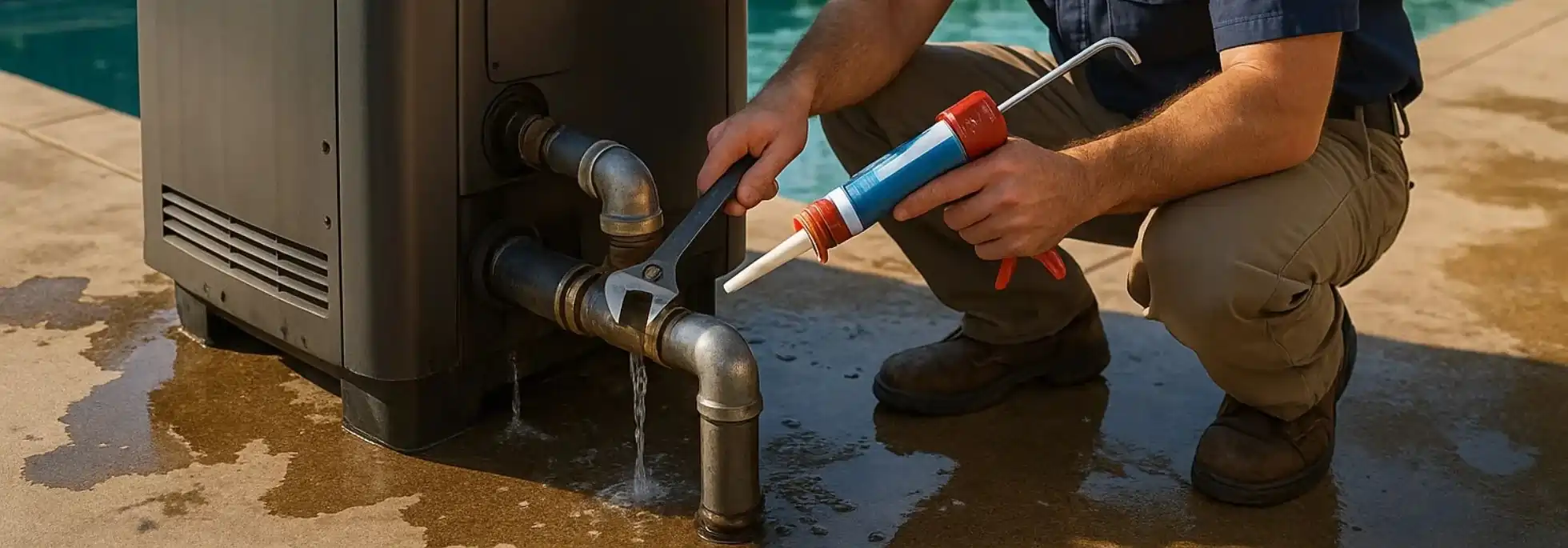  Pool Heater Leak Repair - HVAC Georgina